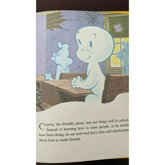 HC Book Casper The Friendly Ghost in Ghostland 1976 Wonder Books #850 Cartoon - Picture 5 of 8